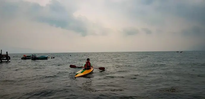Kayak y termales en Atitlán